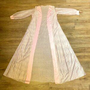 Vintage Frederick’s of Hollywood and Pandora Lingerie Pink Stripe Robe
